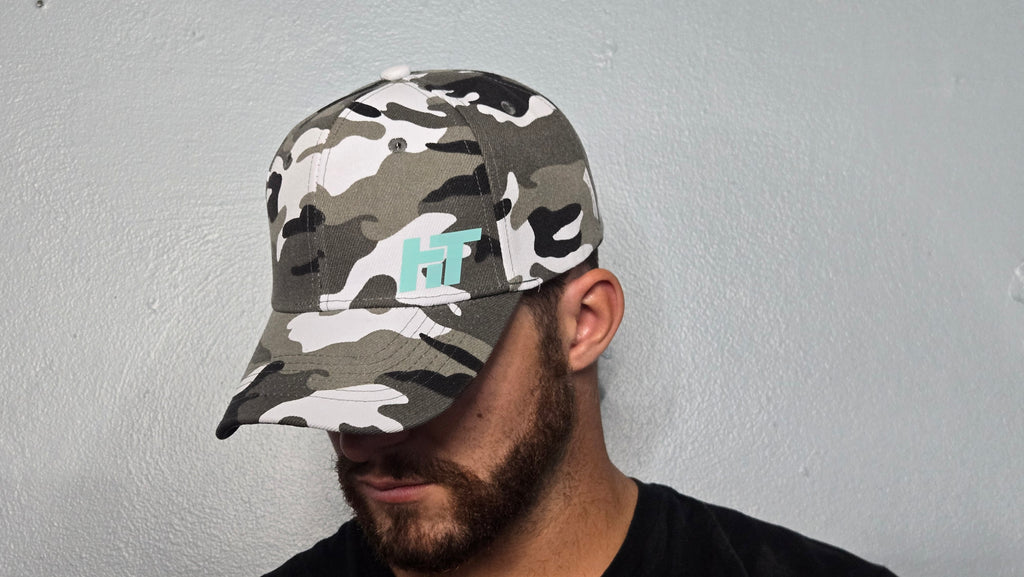Grey Scale Camo Hat