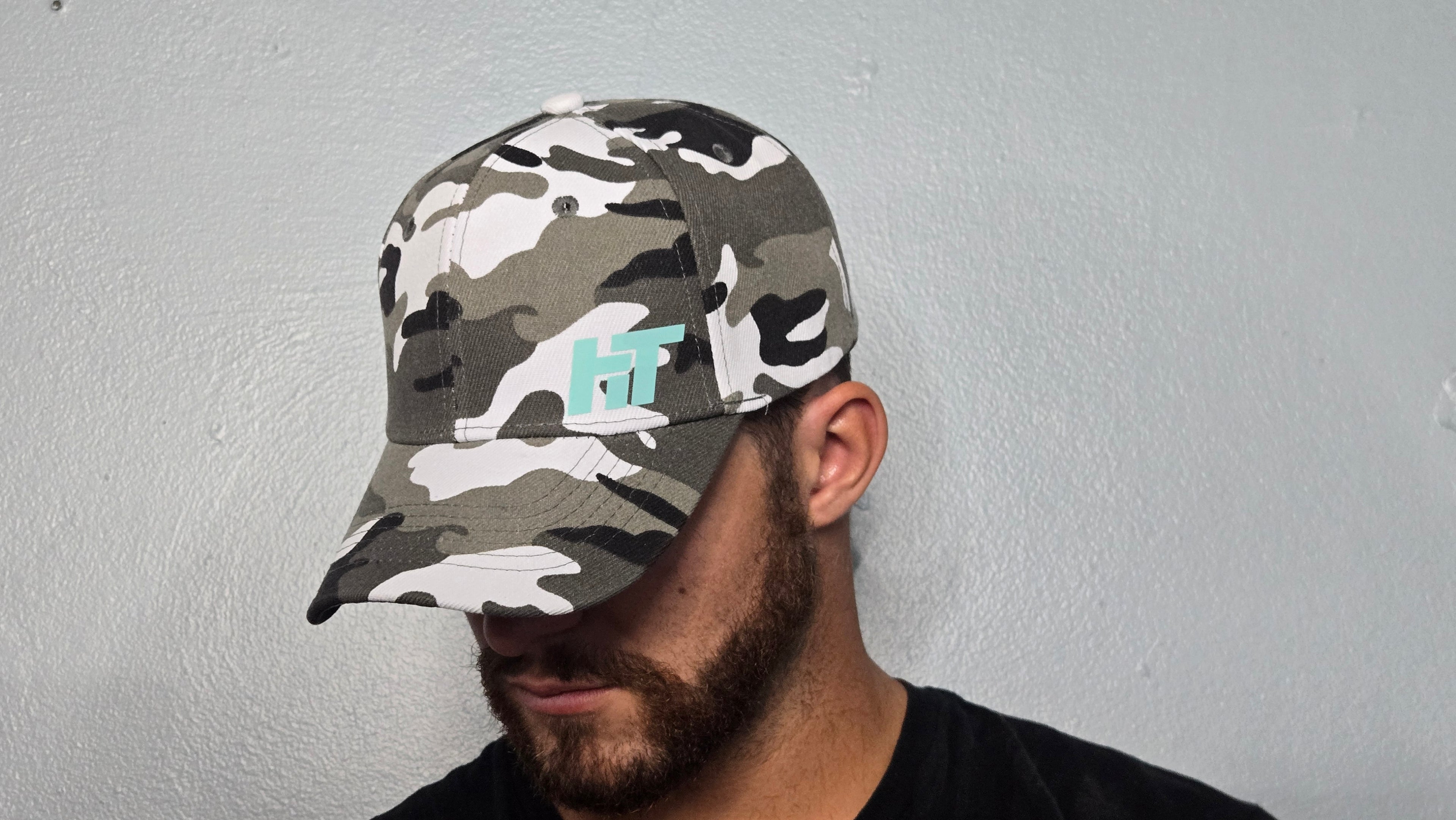 Grey Scale Camo Hat