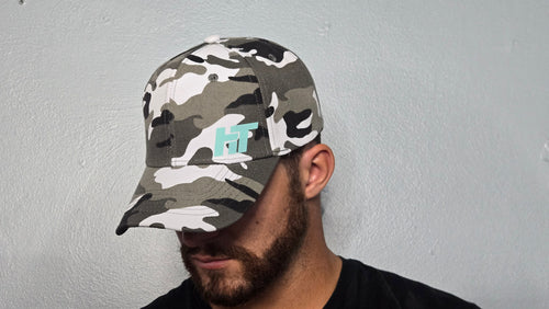 Grey Scale Camo Hat